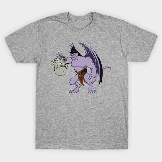 Hugo and Goliath T-Shirt by Doodle Dan